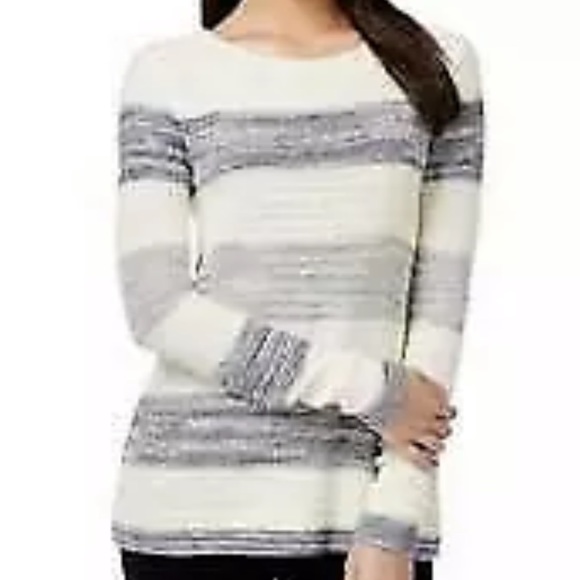 Calvin Klein Jeans Faux Open Back Sweater - Picture 1 of 6